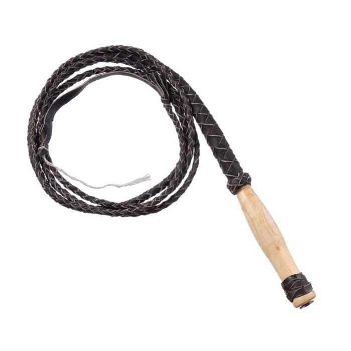 Tough 1 Bull Whip, Leather/Nylon, Assorted, 10 ft OAL