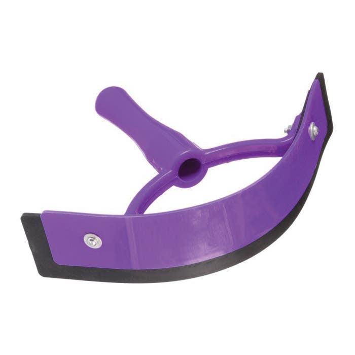 Tough 1 Sweat Scraper, Ergonomic, Polymer/Rubber, Purple