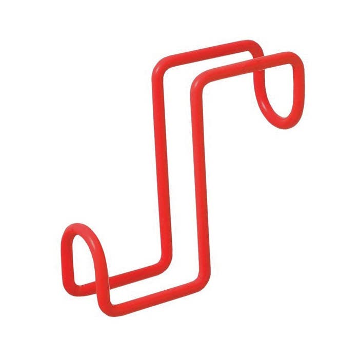Tough 1 Tack Hook, Lightweight, Steel, Red, Enamel