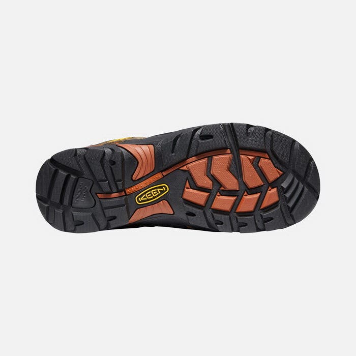 Keen Pittsburgh Series Medium-Duty Work Boots, 9, Bombay Brown/Cascade Brown, Leather, Lace-Up