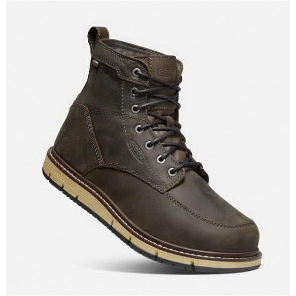 Keen San Jose Series Light-Duty Work Boots, 13, Cascade Brown, Leather