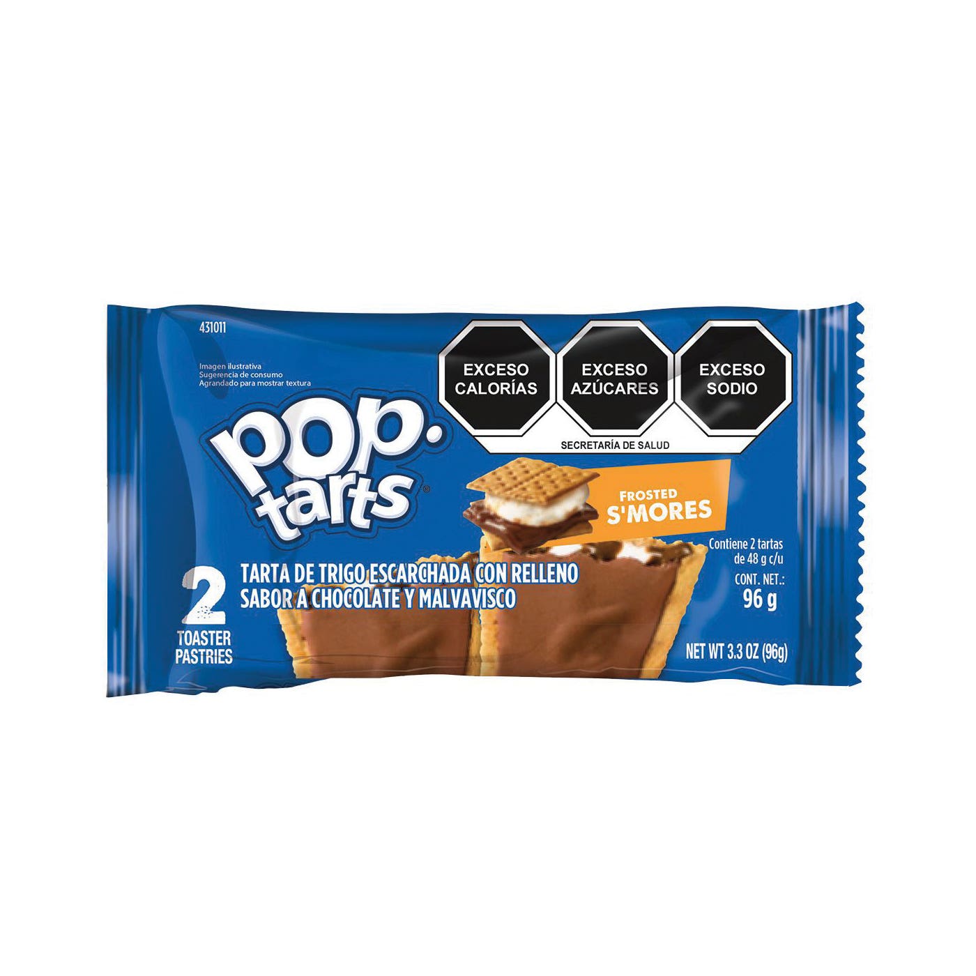 Pop-Tarts Toaster Pastries, Frosted S'Mores Flavor, 3.3 oz