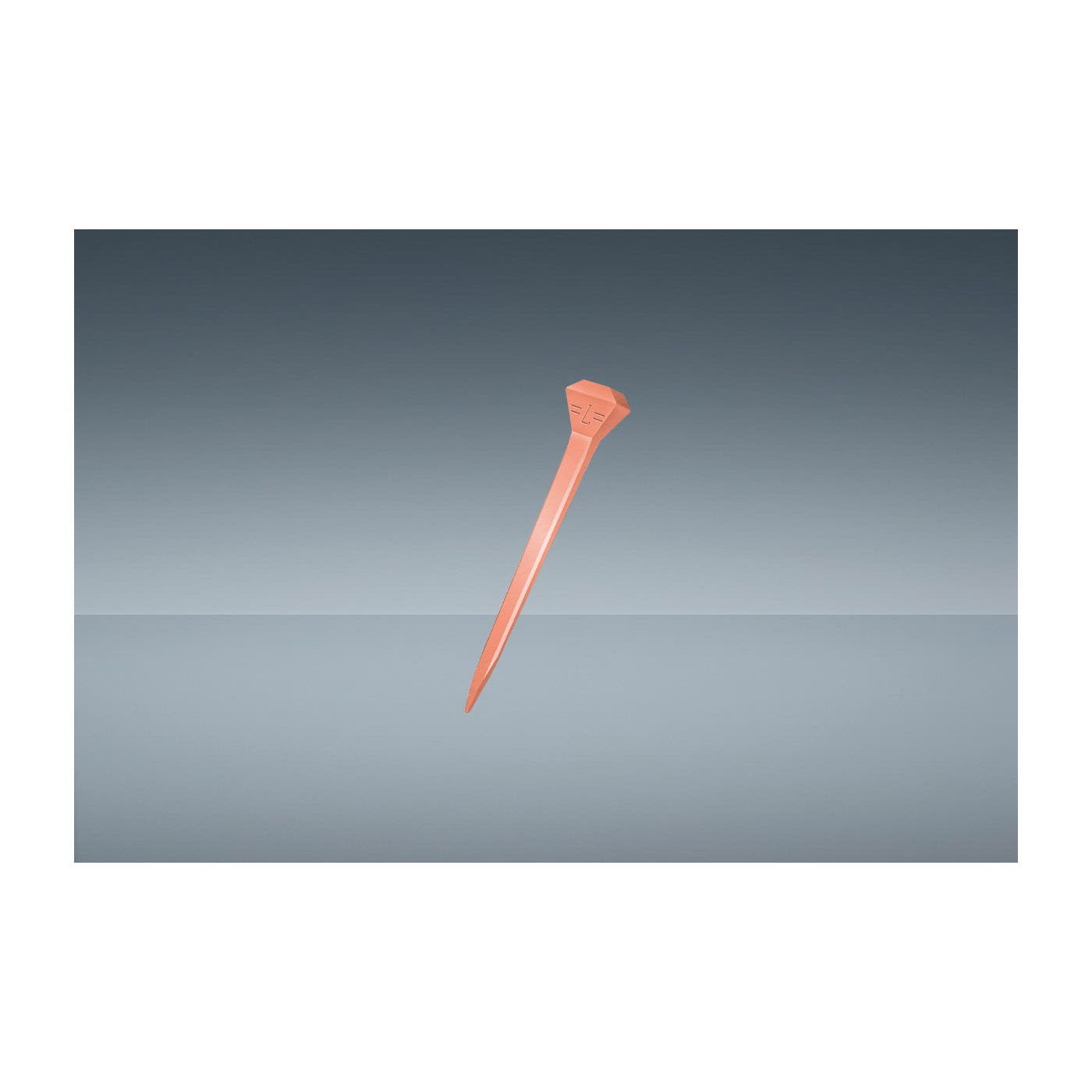 Liberty CUL5S2 Horseshoe Nail, #4, 50 mm L, Steel, Copper