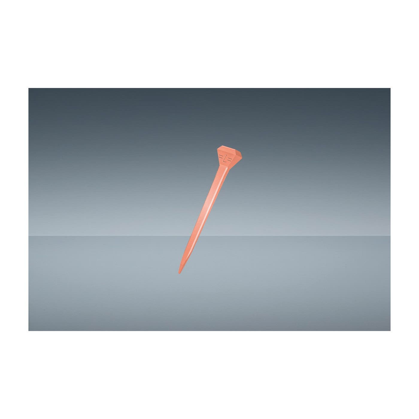 Liberty L5COS2 Horseshoe Nail, #5, 52.5 mm L, Steel, 250/BX, Copper