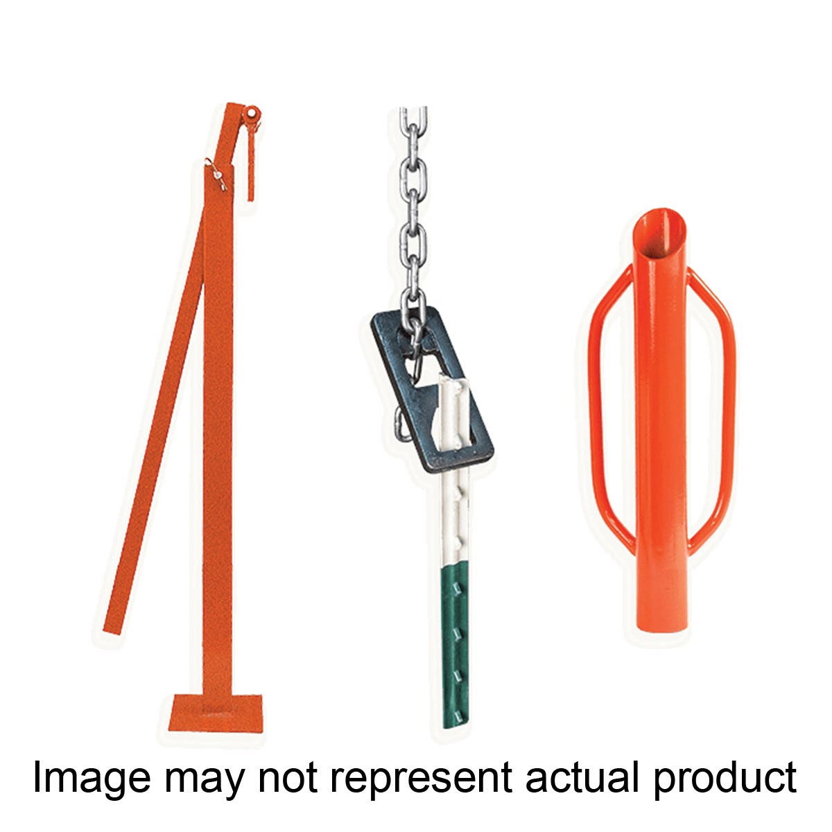 Koch 4072013 T-Post Puller Plate, For: 3/8 in Dia Chains