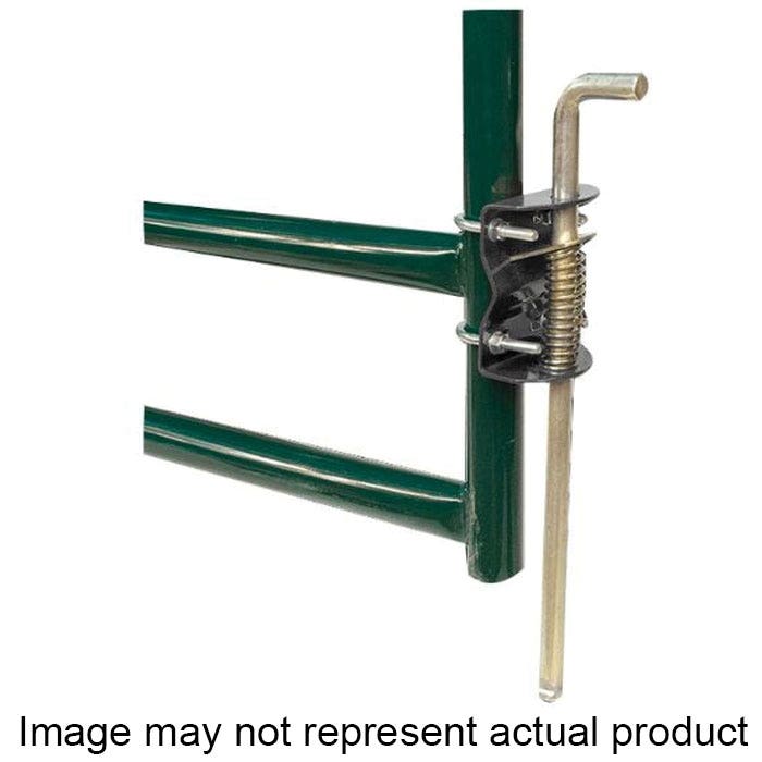 Koch 4076113 Gate Anchor, Powder-Coated, For: 1-3/4 to 2 in OD Round Tube Gates