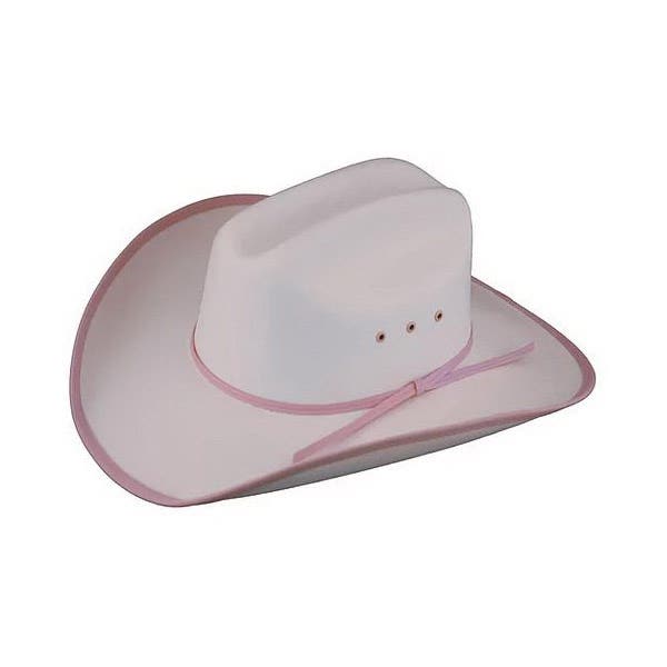 Lone Star Hats 8CVKBEP-L Hat, Bound, Girl's, L, Straw, Pink