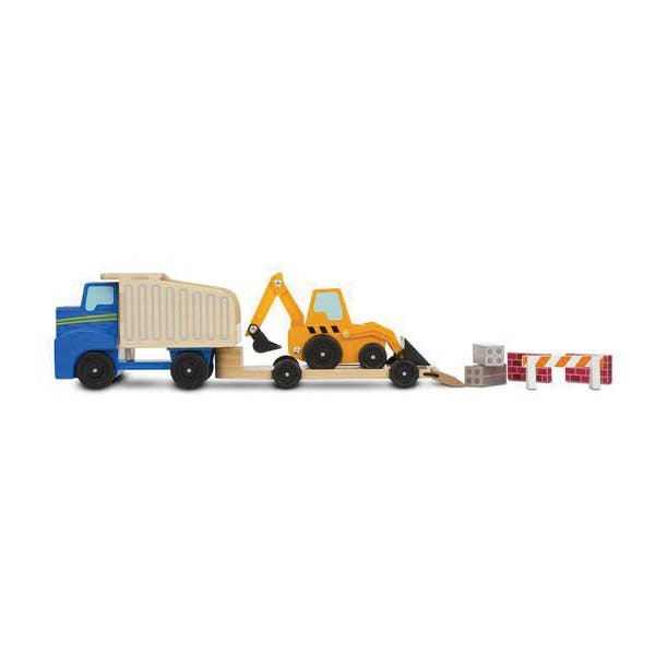 Melissa & Doug Classic Vehicle Toy Set, Wood, Multi-Color