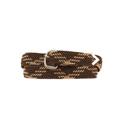 Nocona Men's Braided Belt, 46 in, Nylon, Brown/Tan, Buckle