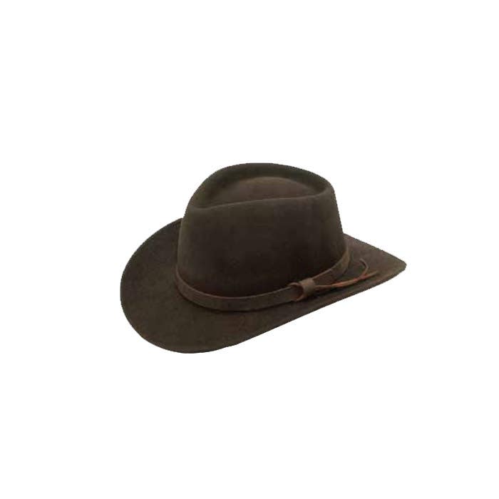 Twister 7211202-S Crushable Hat, S, Brown, Durango Style, Men's, Wool