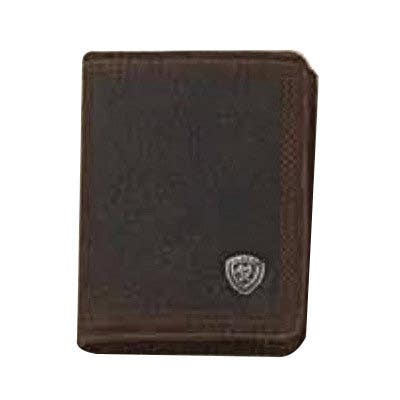 Ariat Wallet, Men's, Shield Concho, Brown