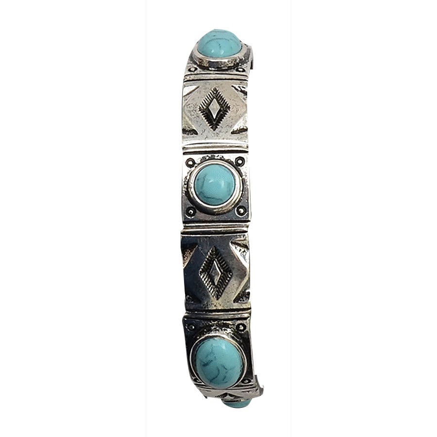 Silver Strike Aztec Bracelet, Women's