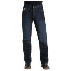 Cinch Silver Label Series Jeans, 38 in, 36 in L, Dark Stonewash, Slim, Straight, Non-Stretchable