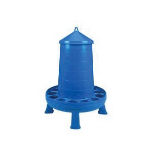 Springer Magrath Poultry Feeder with Leg, 35 lb Capacity, Plastic