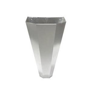 Miller Restraining Cone, 13-1/4 in Top Opening, 20-5/8 in H, Steel