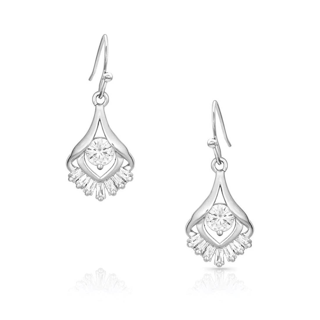 Montana Silversmiths Star's Burst Drop Earrings