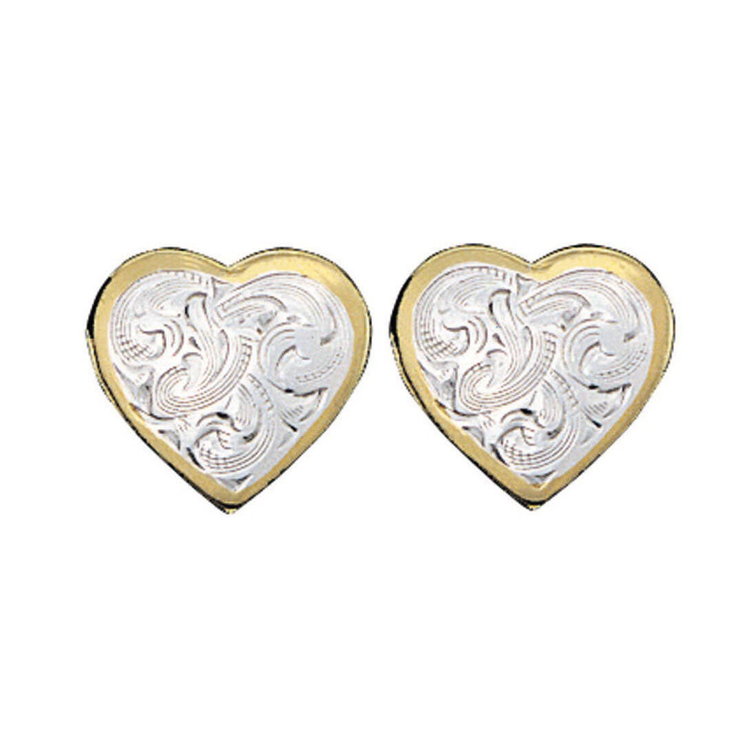 Montana Silversmiths Classic Montana Heart Earrings