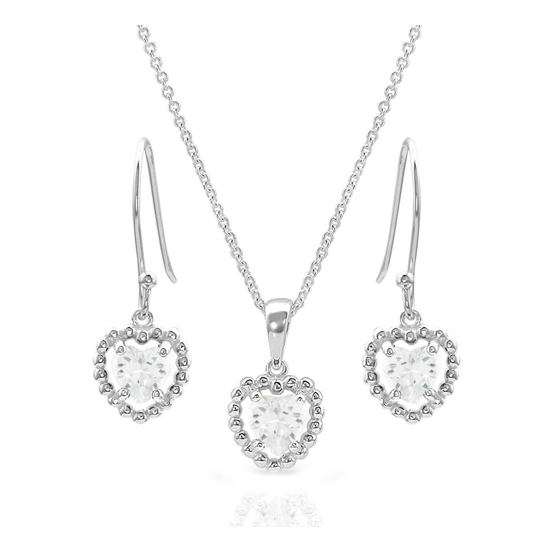 Montana Silversmiths Frozen Heart Jewelry Set