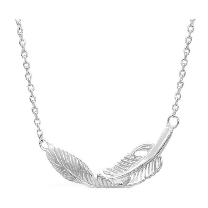 Montana Silversmiths Turning Feather Pendant Necklace