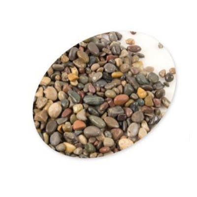 MWP River Rock Pebbles Brown 0.5 Cu Ft