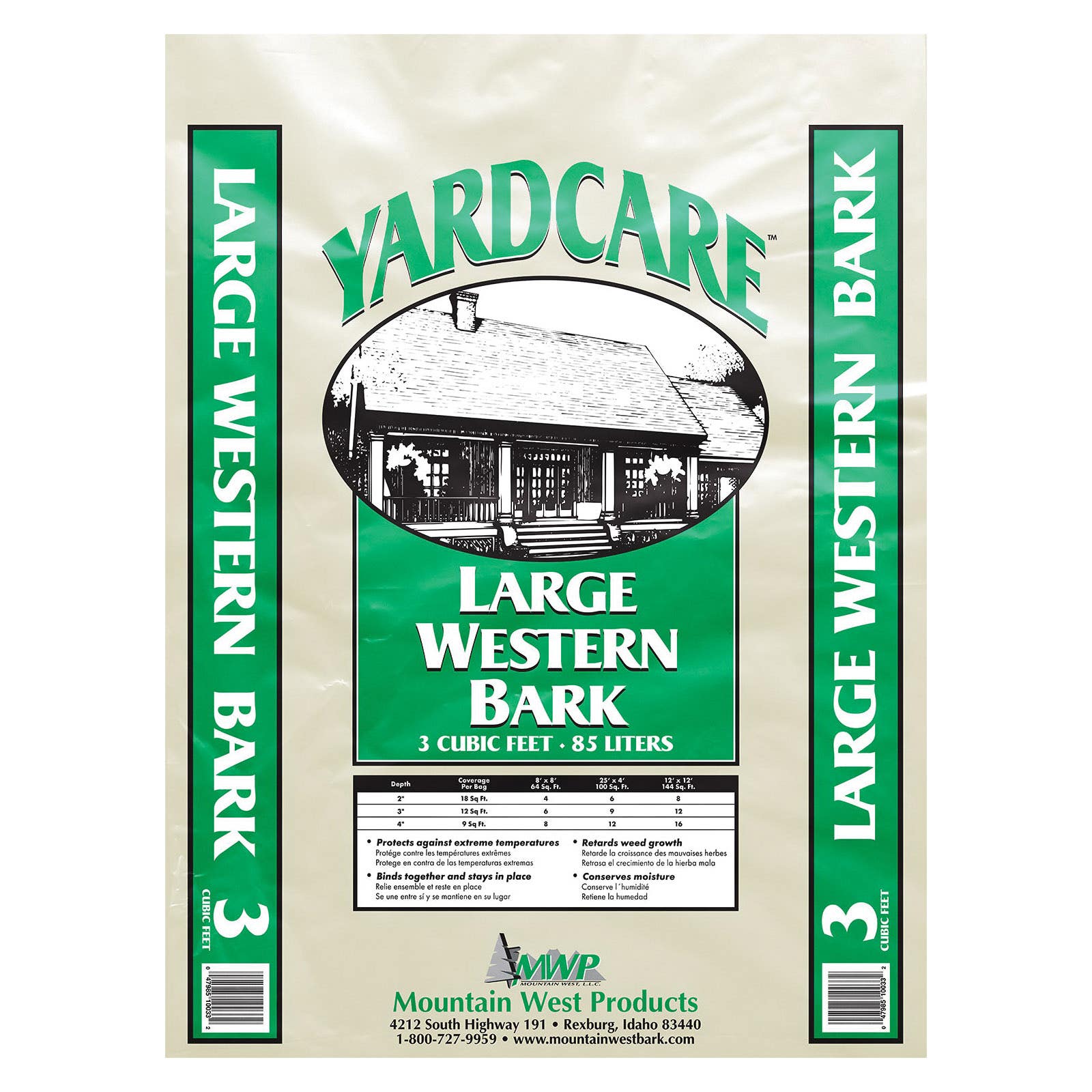 MWP Large Chunk Bark Mulch 2 Cu Ft