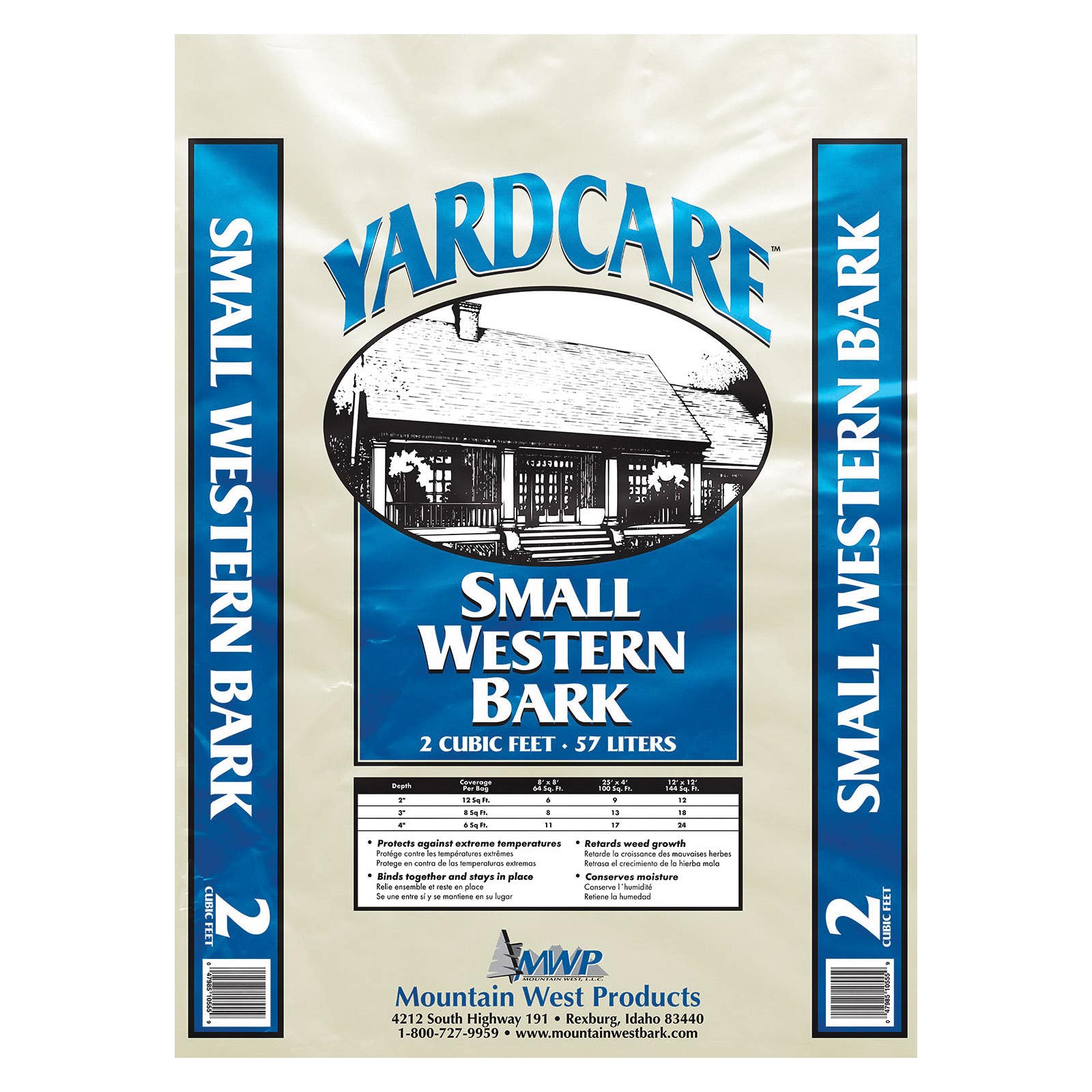 MWP Small Chunk Bark Mulch 2 Cu Ft
