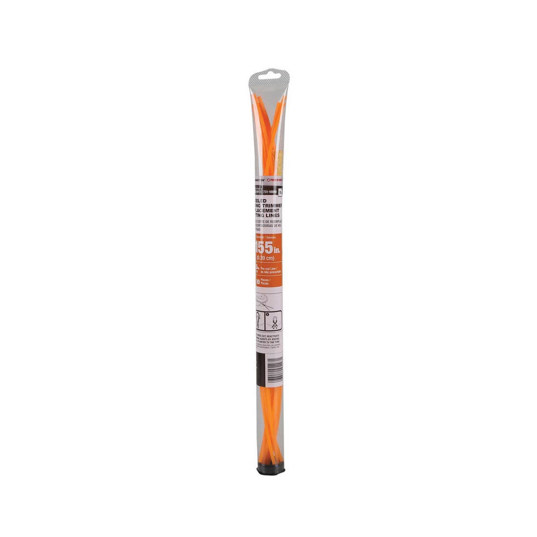 MTD 490-040-M035 String Trimmer Line, 0.155 in Dia, 18-1/2 in L