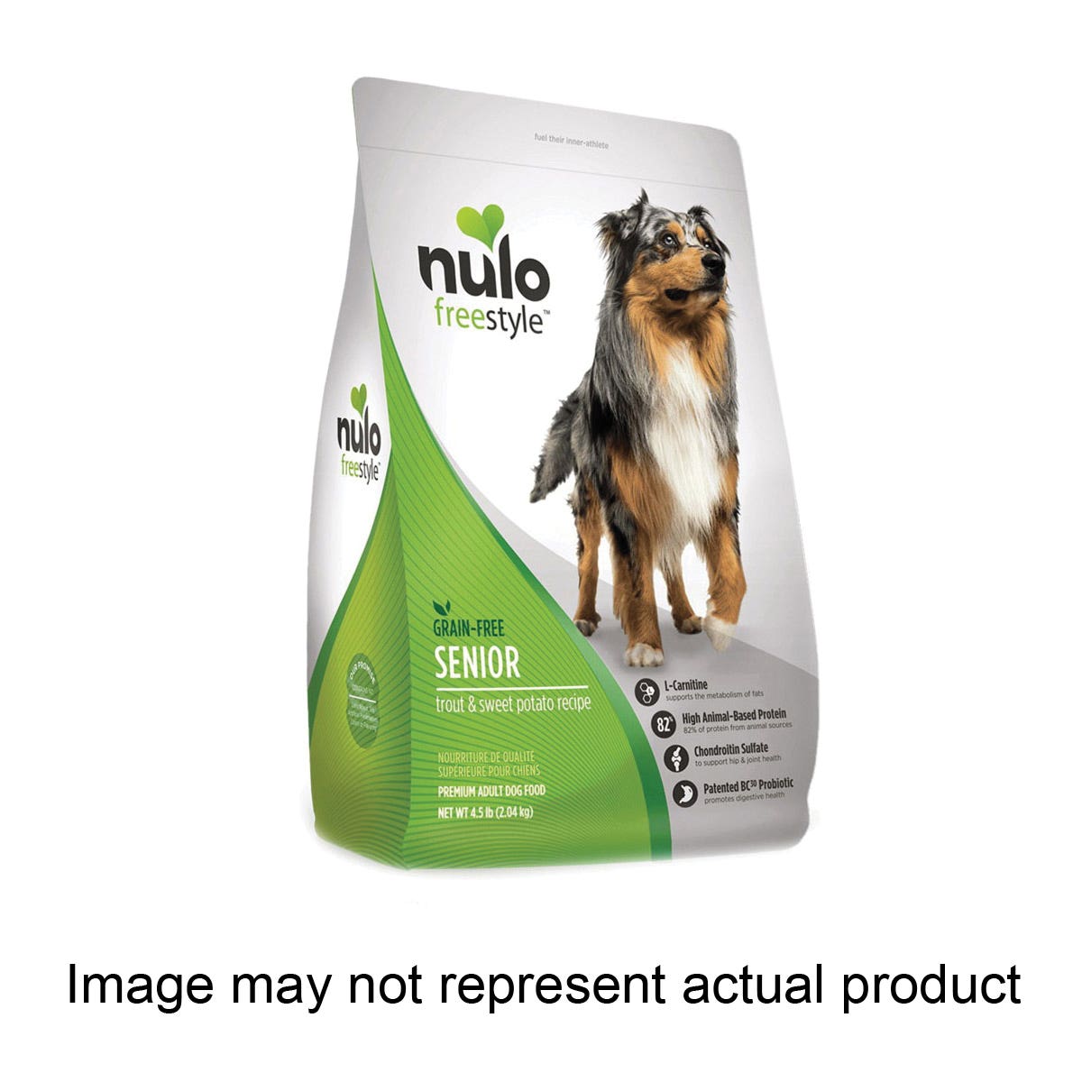Nulo freestyle 51AF24 Dog Food, Dry, Sweet Potato, Trout, 24 lb, Bag