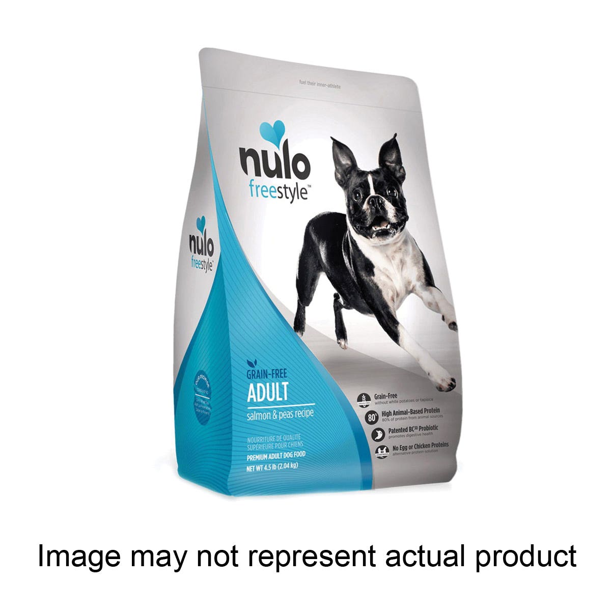 Nulo freestyle 51AS24 Dog Food, Dry, Peas, Salmon, 24 lb, Bag