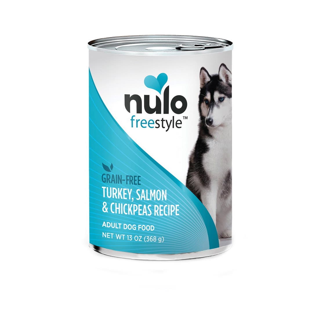 Nulo freestyle 52AS13 Dog Food, Wet, Chickpeas, Salmon, Turkey, 13 oz, Can