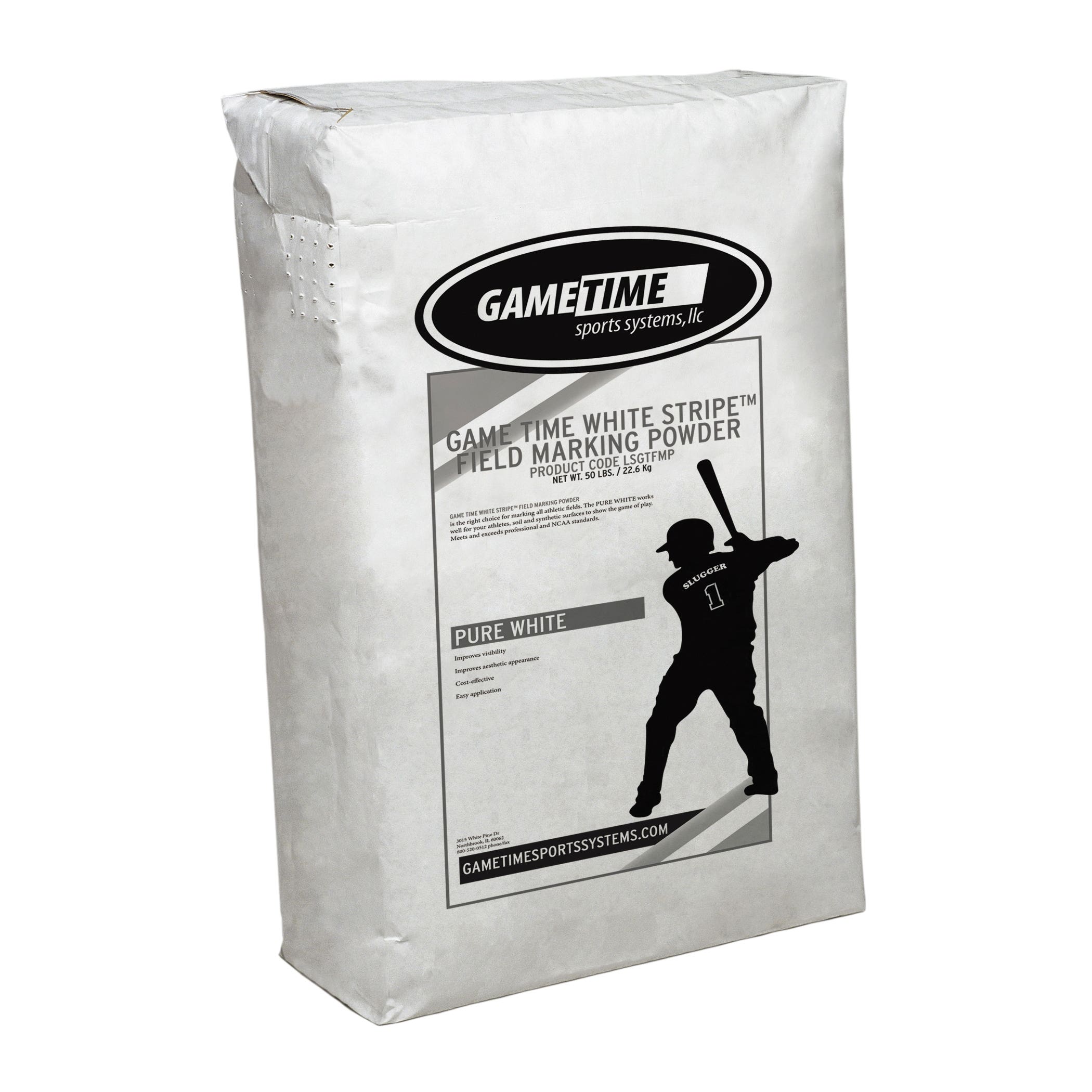 pro's choice Game Time Series A56795G60 Marking Chalk, White, Calcium Carbonate