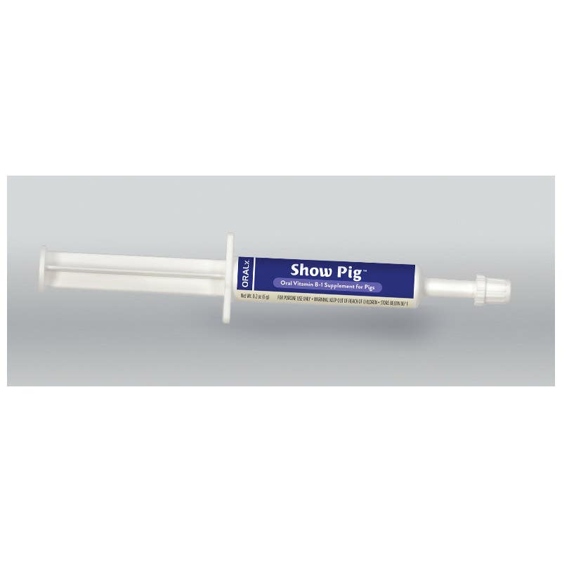 Oralx Show Pig 832490 Oral Pig Supplement, Paste, 6 g, Tube