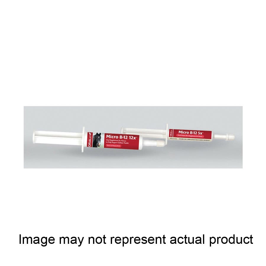 Oralx Micro B-12 12x 832488 Horse Supplement, 34 mL, Tube