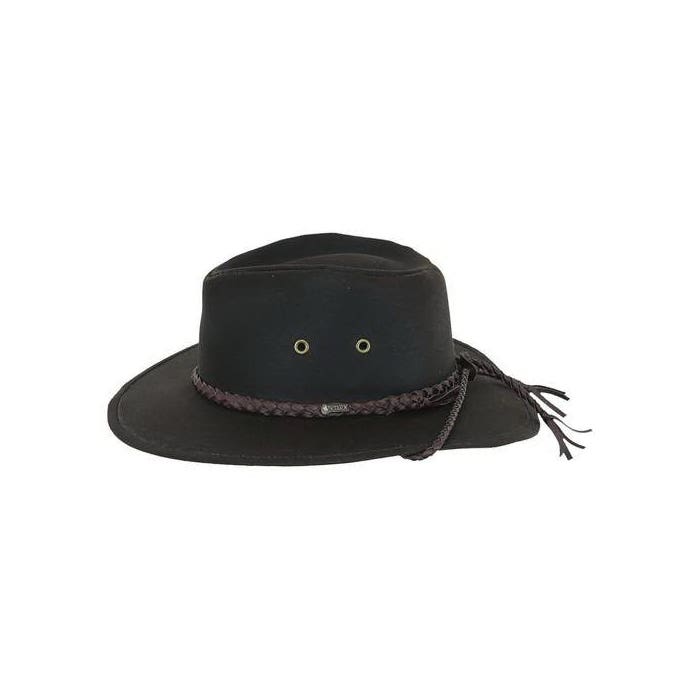 Outback Trading Company 1486-BRN-S Hat, S, Cotton Oilskin, Brown