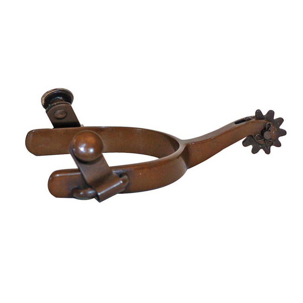 Oxbow Tack Youth's Spur with Plain Band, Antique