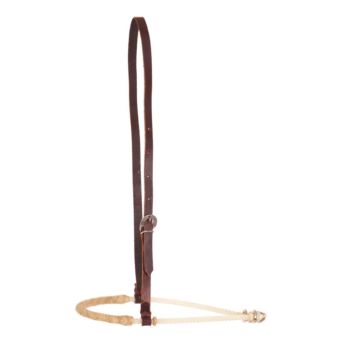 Oxbow Tack Rawhide Series Wrapped Noseband, Rawhide Leather