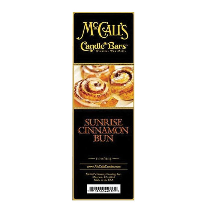McCall's Candle Bars Series, Sunrise Cinnamon Bun