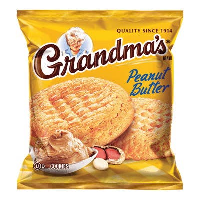 Grandma's Cookies, Peanut Butter Flavor, 2.8 oz