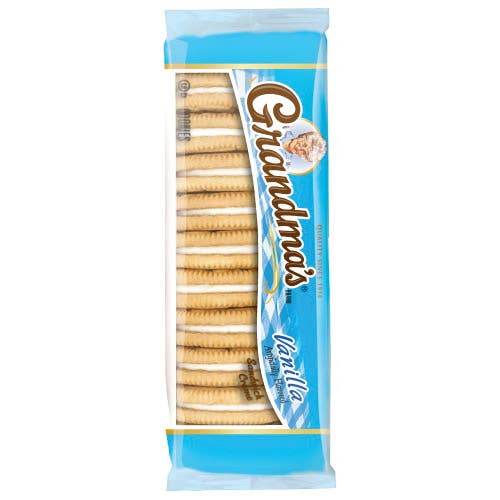 Grandma's Cookies, Sandwich Creme Vanilla Flavor, 3.4 oz