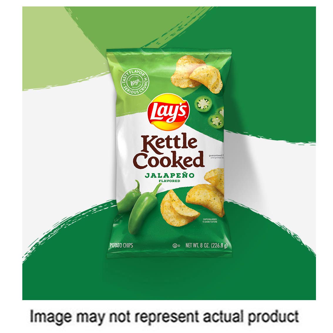 Lays Kettel Cooked Chips, Jalapeno Flavor, 2.5 oz
