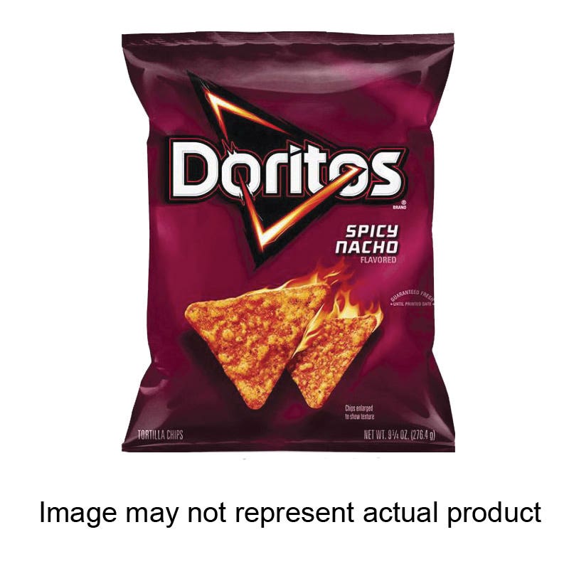Doritos Chips, Spicy Nacho Flavor, 2.75 oz