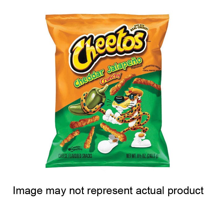 Cheetos Snacks, Crunchy Cheddar Jalapeno Flavor, 3.25 oz