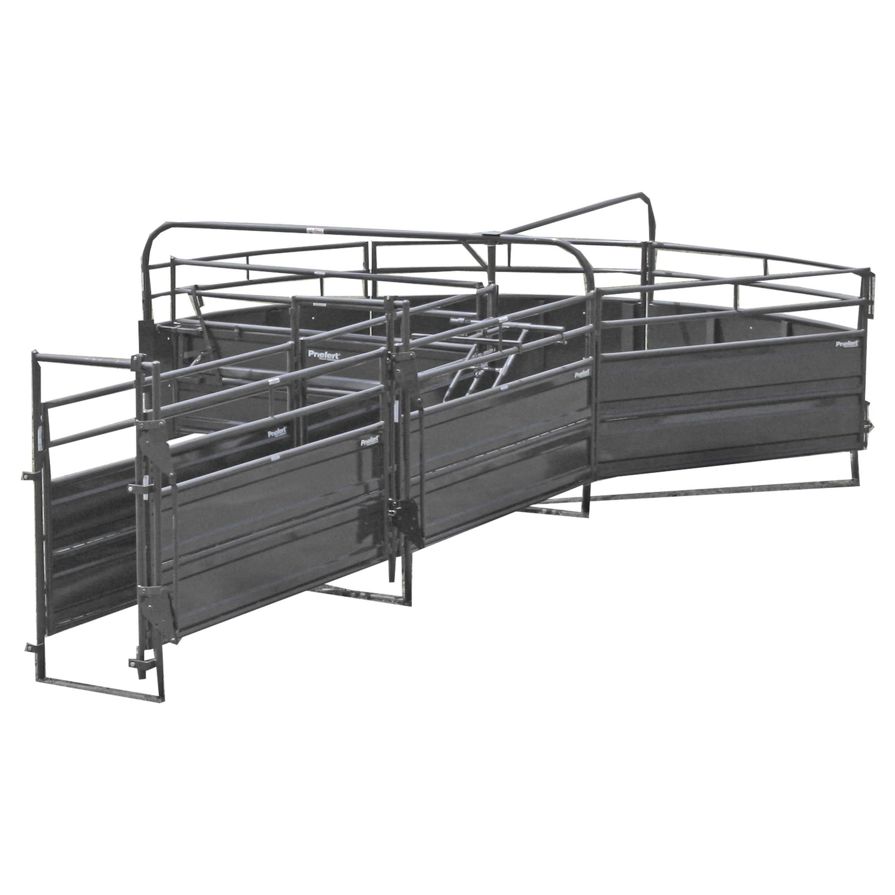 Priefert Sheeted Sweep Alley – 20', No Sort