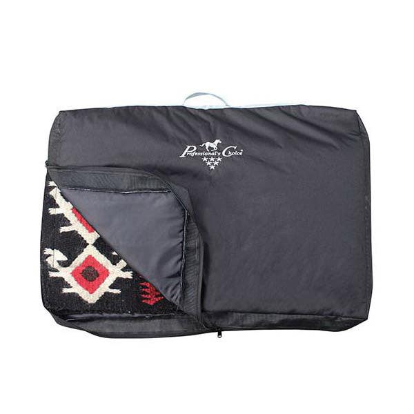 Professional's Choice Quilted Black Saddle Pad Case