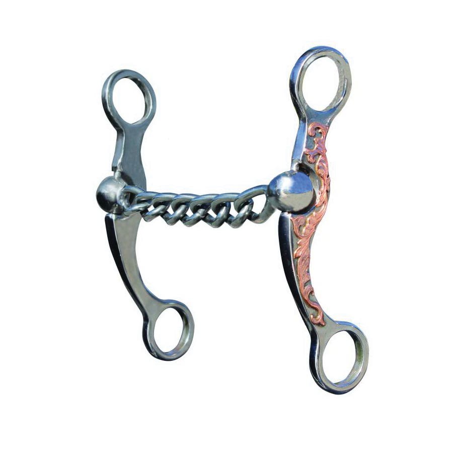 Professional's Choice PC STOCKMAN Chain Bit, 5-1/4 in Mouth, Copper/Steel