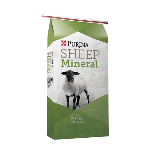 Purina 3005607-106 Sheep Mineral, Growing Lambs, Mature Ewes, Rams, Young Lambs Lifestage, Granule, 50 lb