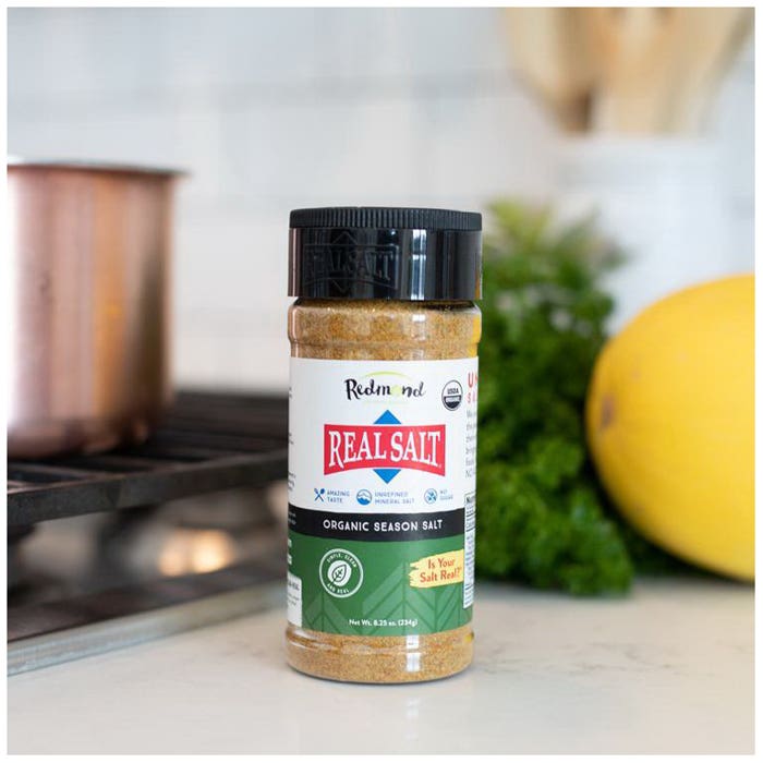 Real Salt Organic Season Salt, 8.25 oz