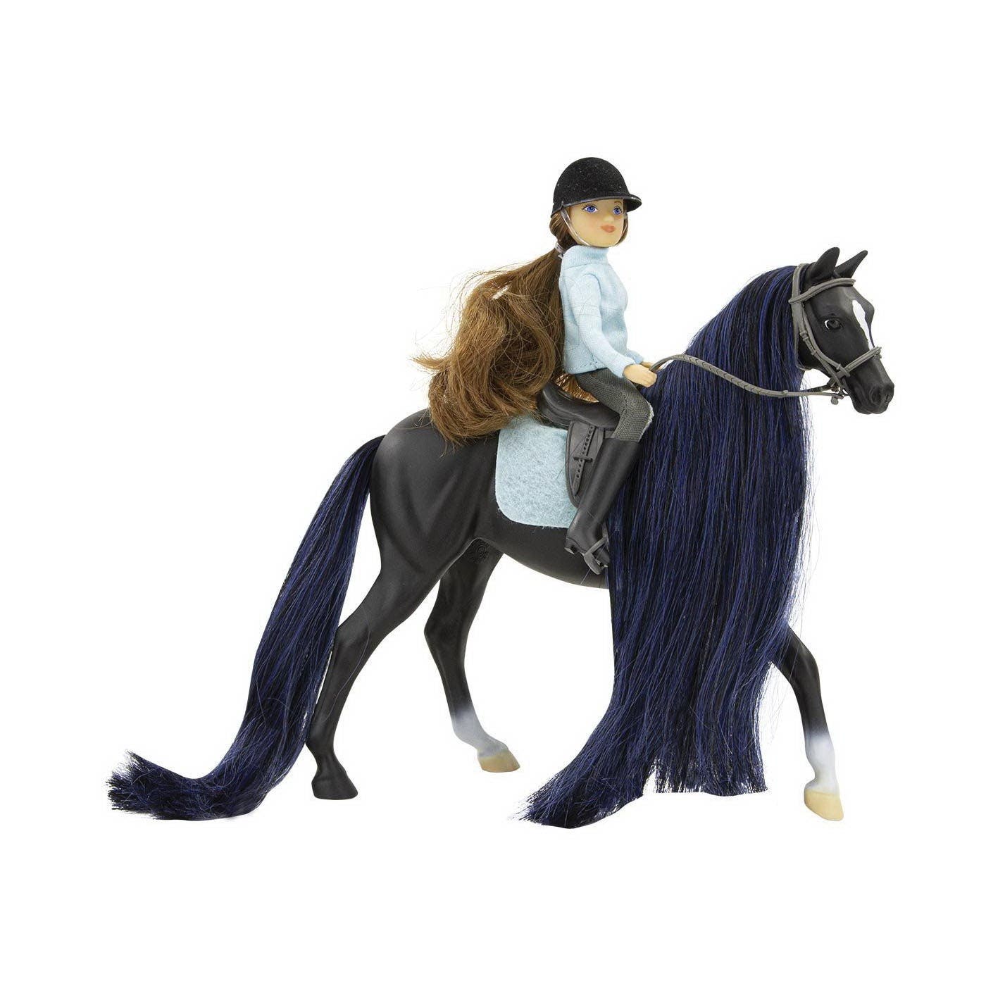 Breyer Horses Freedom Series Jet and English Rider Charlotte
