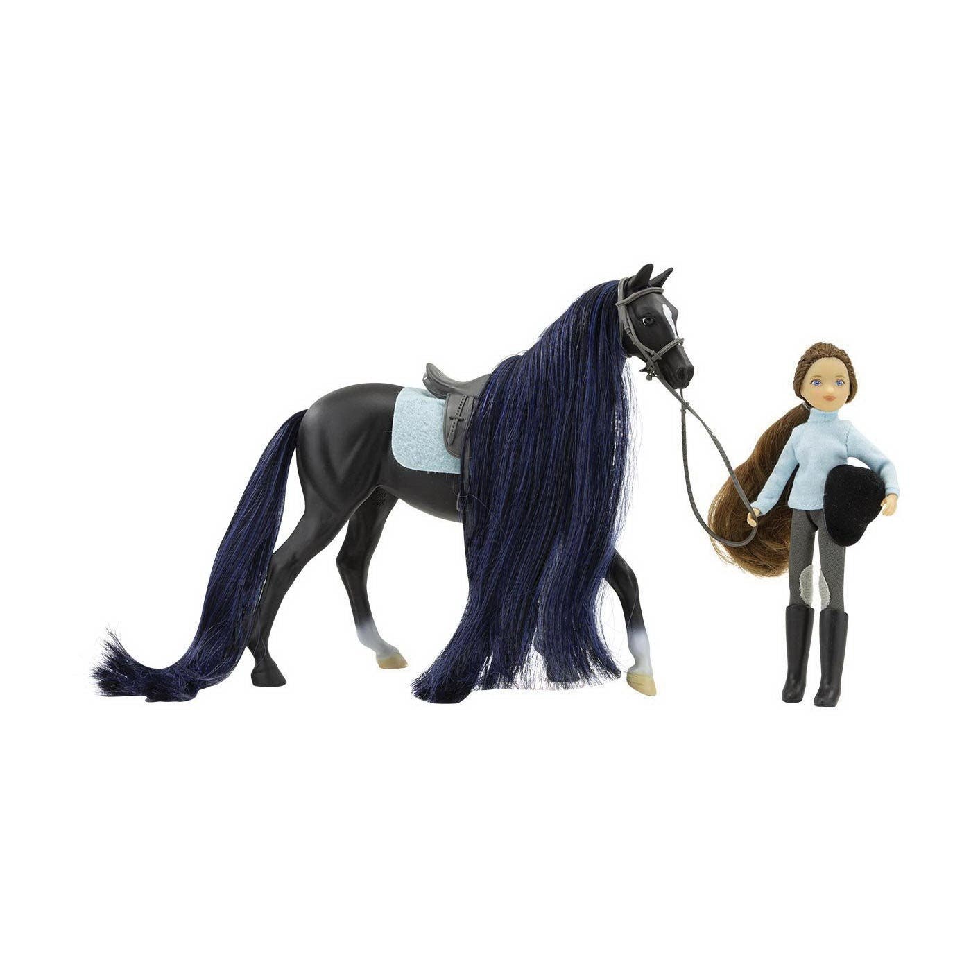 Breyer Horses Freedom Series Jet and English Rider Charlotte