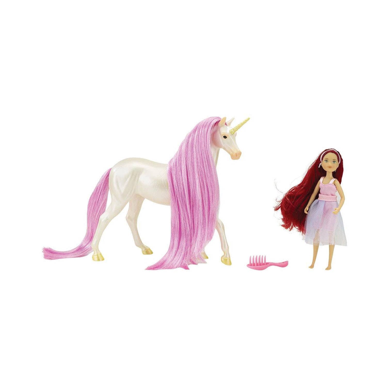 Breyer Horses Freedom Series Magical Unicorn Sky and Fantasy Rider Meadow Toy